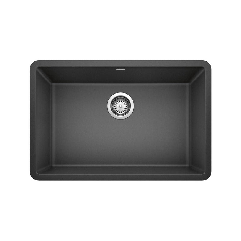 Precis 27-in Single Bowl Undermount Kitchen Sink, Anthracite I219