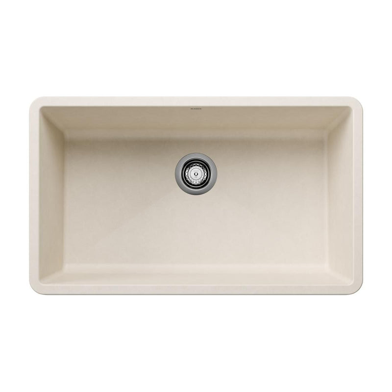 Precis 32-in Super Single Undermount Kitchen Sink, Soft White D4271