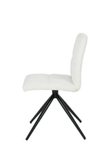 Ethan White Fabric Upholstered Armless Dining Chair, 2-pc