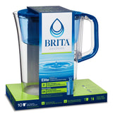 Elite Filter Pitcher with Smart Light Indicator, 10-Cup, Blue Tahoe
