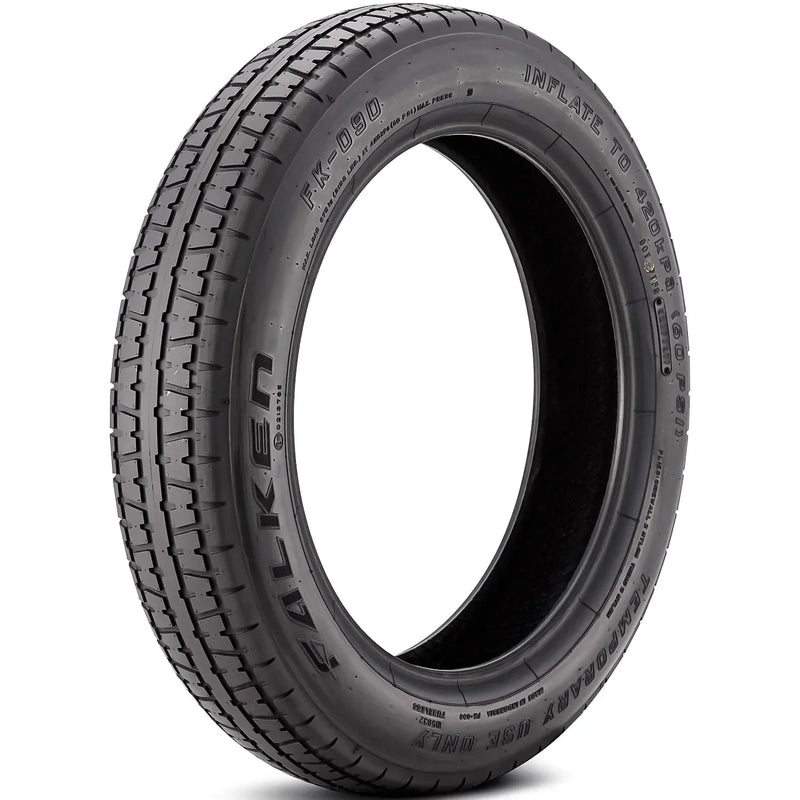 Falken FK-090 T125/70D17 98M Temporary Spare Tire -- Compact Emergency Replacement Tire V8440