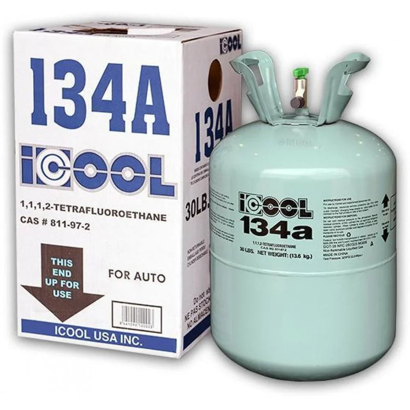 R134A Refrigerant, Full of R-134A, Net 30LB Tank, Suitable for automotive air conditioners, refrigerators-Make in USA K516