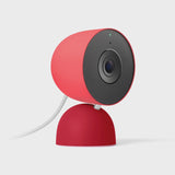 Google Nest Cam Indoor (Wired, 3rd Gen) - Indoor Security Camera with 2K Video - Works with Google Home - With Gemini - Berry