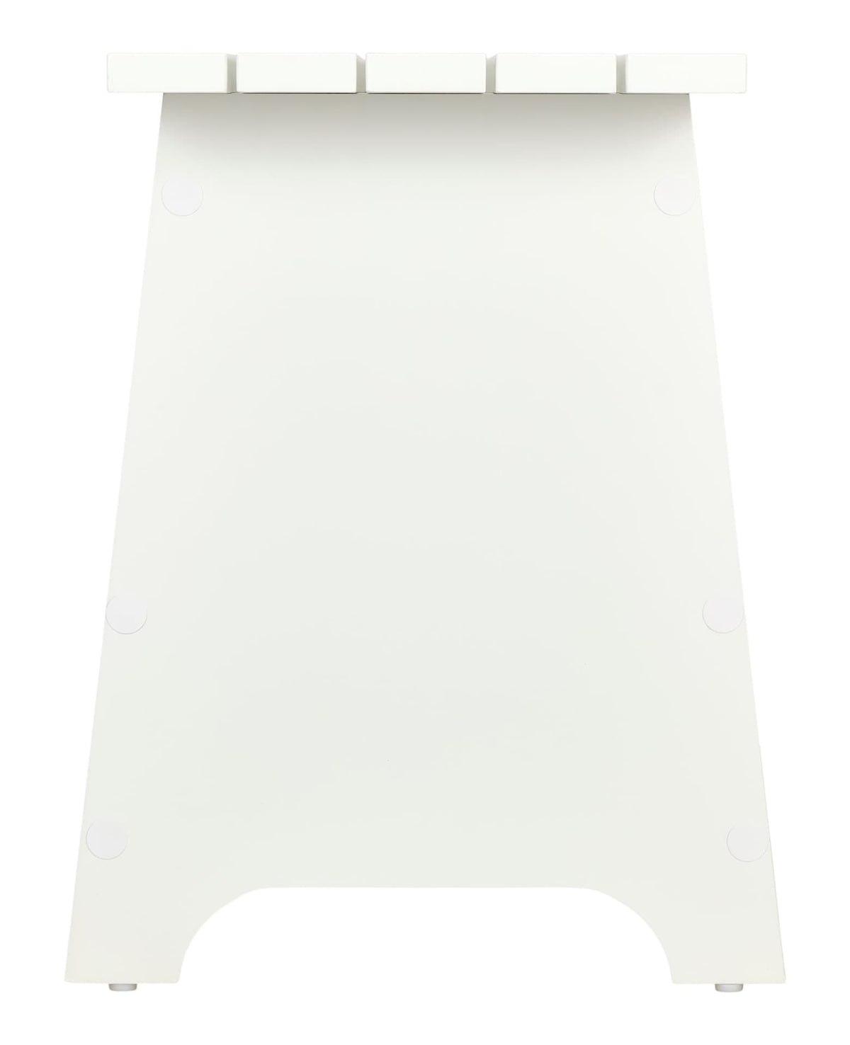 Canvas Kya Wooden Entryway Bench with Storage Rack, White