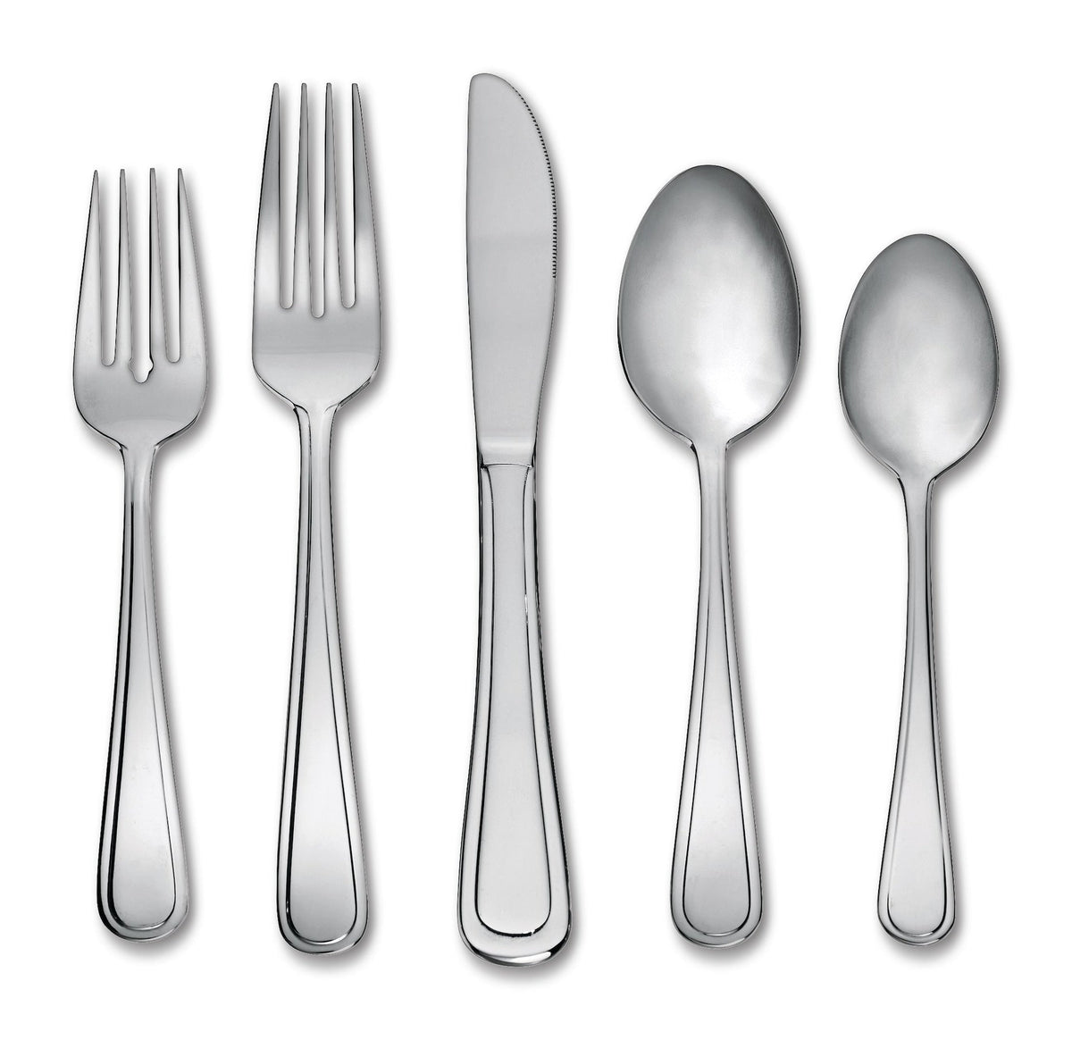 CANVAS Madison Stainless Steel Flatware Set, Serves 10, 50-pc