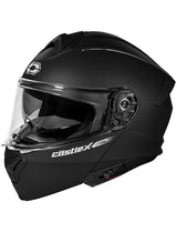 Castle X CX935 Adult Full Face Modular Motorcycle Helmet, Matte Black