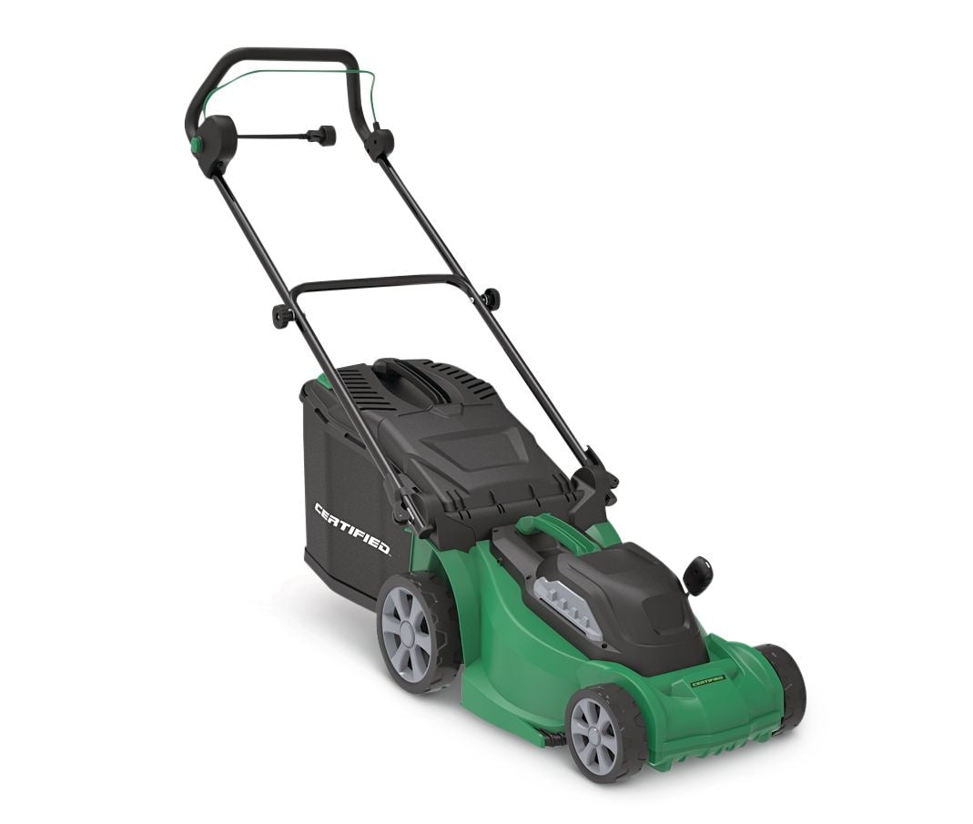 Certified 10A Electric Push Lawn Mower, 14-in Deck