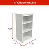 Modular Stackable Closet Storage Shelf Unit, White