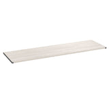 Suite Symphony Laminate Wood Top Shelf, White Timber, 48-in