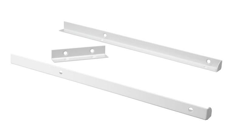 Suite Symphony Metal Top Shelf Support Kit, White D3360