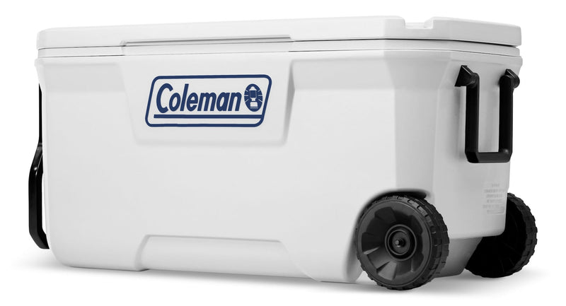 Marine Series Hard Cooler with Wheels, White, 100-QT S8255