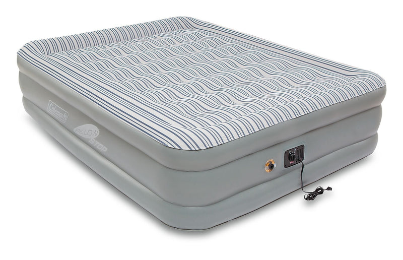 Queen SupportRest Elite Double-High Inflatable Air Mattress/Airbed with Built-In 120V Pump, Woods Outdoor Collapsible Folding Utility... L8098