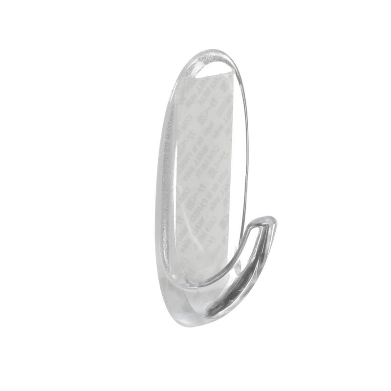 Medium Clear Hooks and Strips, Damage Free, 2-lb Capacity H9674
