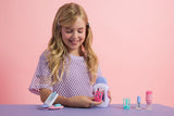 Studio Nail Kit, Style 200 Nails, 4 Designs, 2 Polish Applicators & Mask, Ages 7+