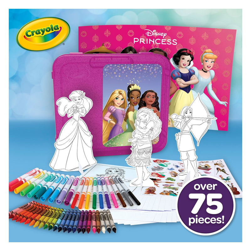 Princess Art Case, Arts & Crafts Kit for Kids, 79-pc, Ages 5+ M9489