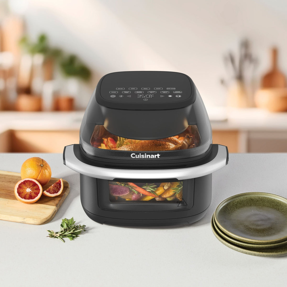 Glass Basket Air Fryer, 9-Qt
