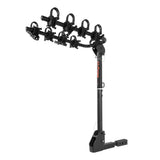 18030 2-Bike To 4-Bike Two Arm Hitch Mount Bike Rack, Fits 1-1/4, 2-in Receiver, Black