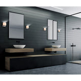 Cristini 1-Light Nickel Bathroom Sconce