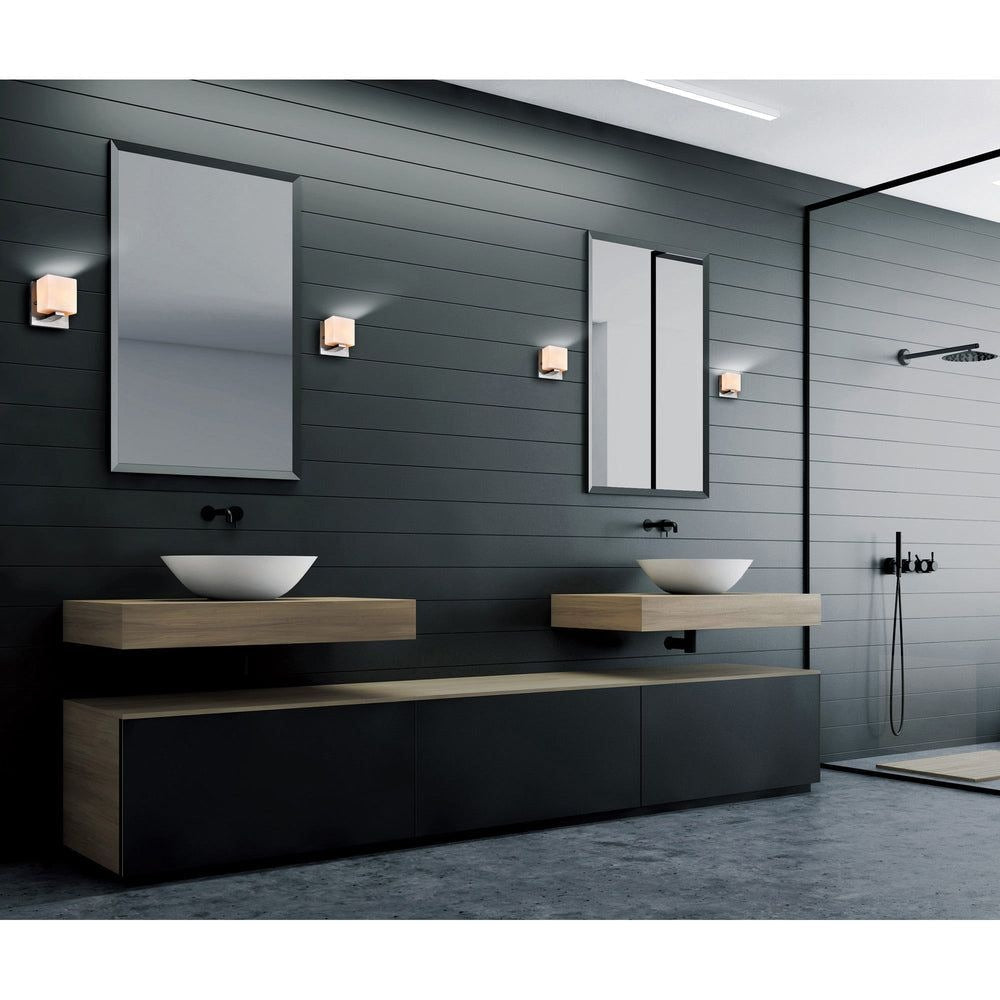 Cristini 1-Light Nickel Bathroom Sconce