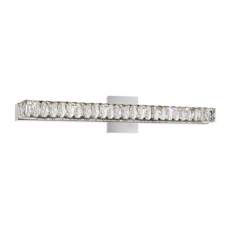 Milan LED Vanity Light, Chrome, 24-in M5005