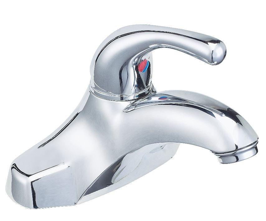 Plymouth Single Handle 4-in Centreset Bathroom Sink Faucet with Pop-Up Drain, Chrome