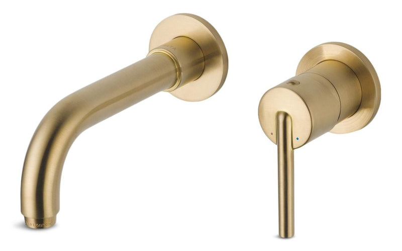 Trinsic 1-H Wall-Mount Lav Faucet Trim, Champagne Bronze W422