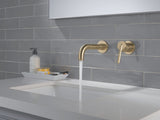 Delta Trinsic 1-H Wall-Mount Lav Faucet Trim, Champagne Bronze