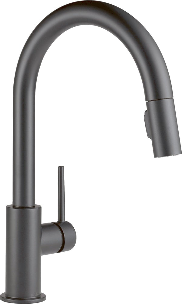 Trinsic Single Handle Pull-Down Kitchen Faucet, Matte Black O9910