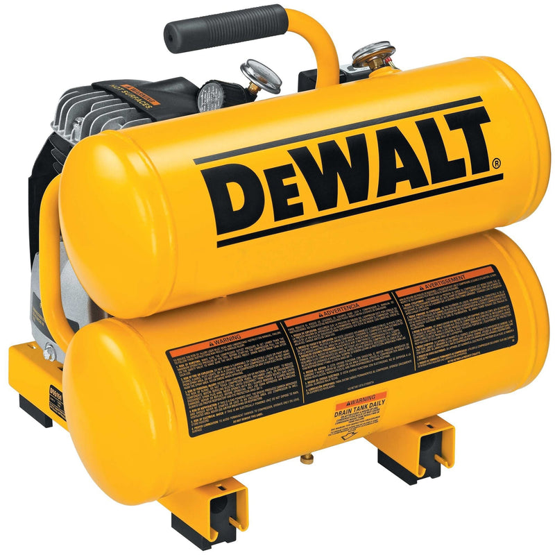 4-Gallon Twin Stack Air Compressor, 125 PSI E4480