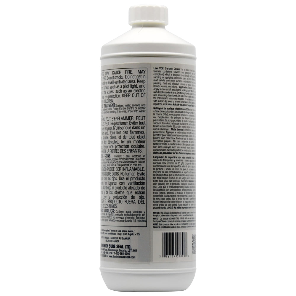 Low VOC Wax & Grease Remover, 946-ml