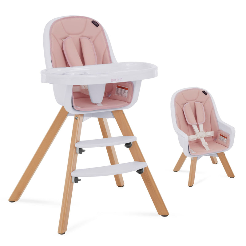 Zoodle Convertible High Chair, Pink G4657