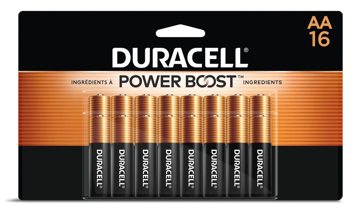 Coppertop AA Alkaline Batteries, 16-pk