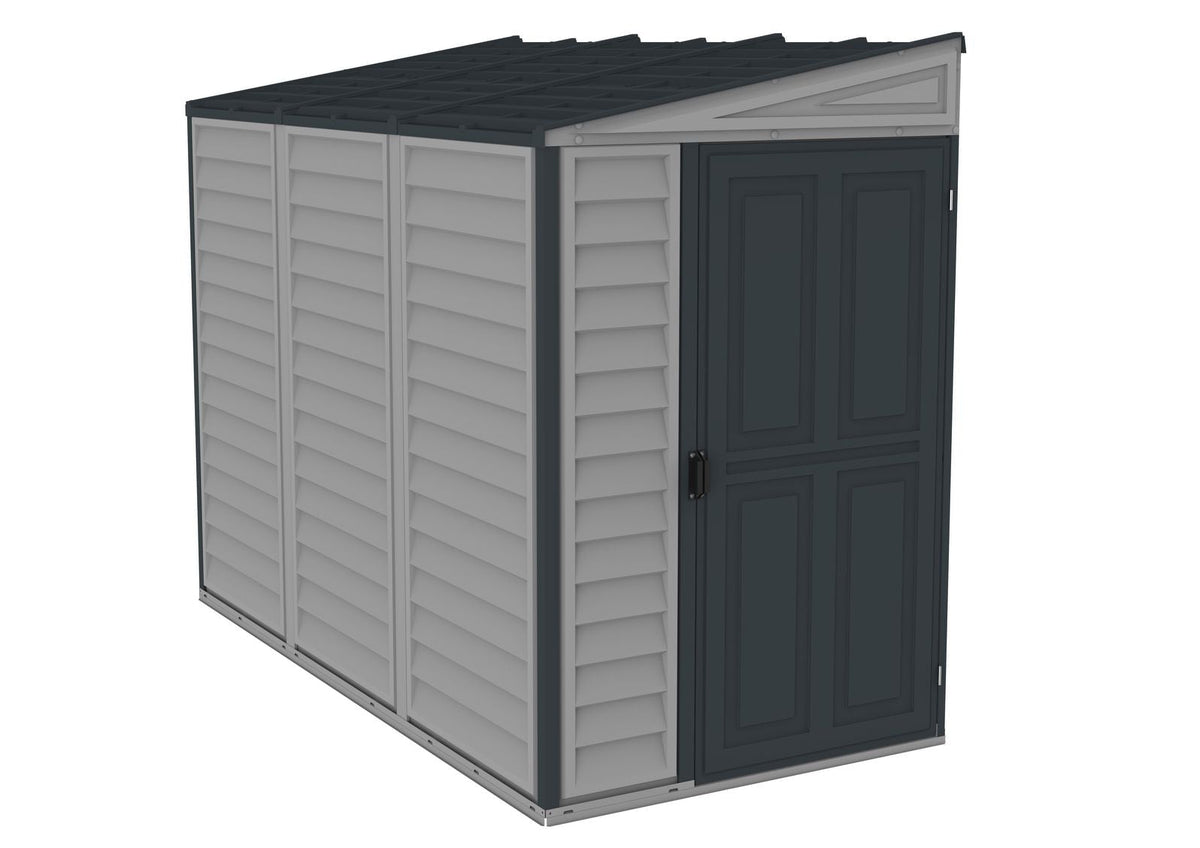 Sidemate Plus Compact/Narrow Outdoor Storage Shed, 4-ft x 8-ft