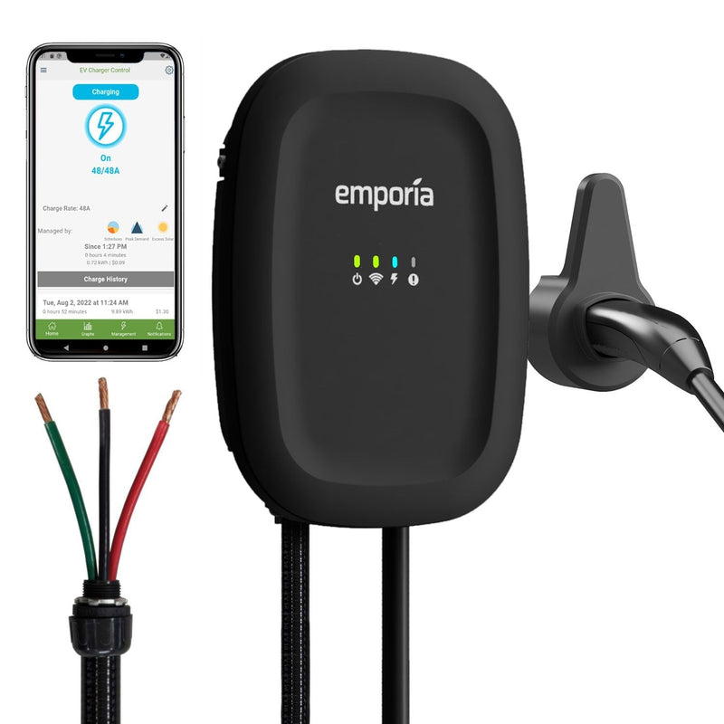 48A Wi-Fi Level 2 Hardwired NACS EV Charger W3577
