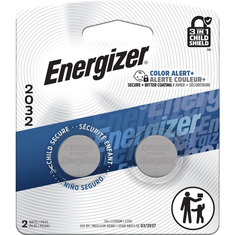2-pk CR2032 3V / 3 Volt Lithium Coin Cell Batteries, Long Lasting R6776