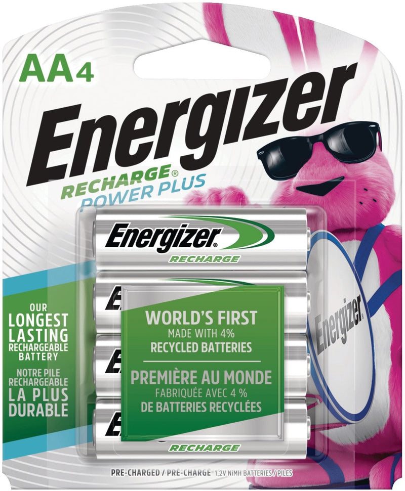 NH15BP-4 AA 2300 mAh NiMH Rechargeable Batteries, Pre-Charged, All Purpose, 4-pk U3427