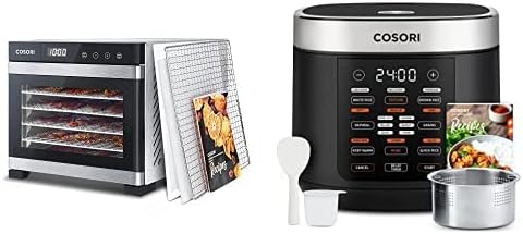COSORI 10 Cup Rice Cooker with 18 Functions, Stainless Steel Inner Pot O6653