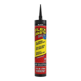 Flex Paste, Super Thick Rubber Paste, Caulk Sealant Leak Protector, Black or White, 9-FL OZ./270 mL