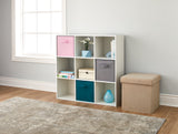 9-Cube Storage Organizer, Bookcase/Bookshelf, White