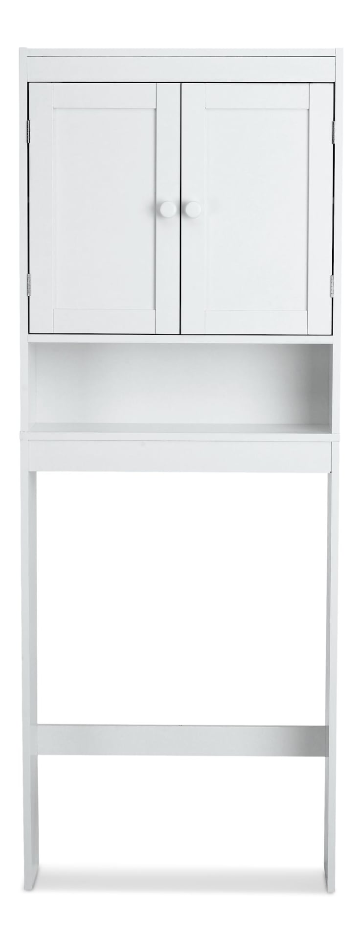 Orleans 2-Door Over-The-Toilet Spacesaver Bathroom Storage Cabinet, White Q8225