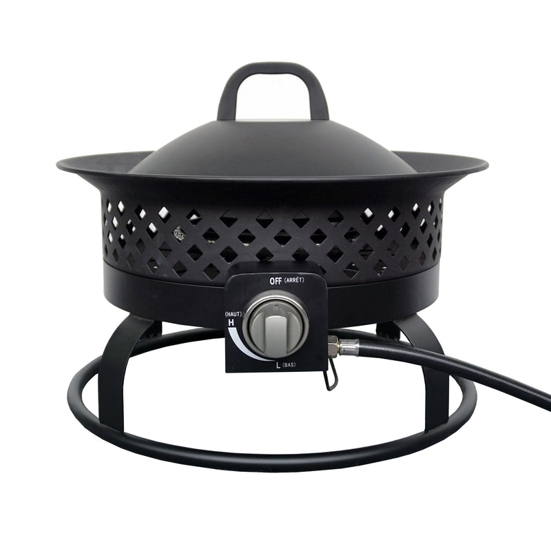 Portable Propane Gas Outdoor Fire Bowl/Fire Pit, 54,000 BTU Y1033