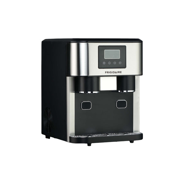 3-in-1 Compact Countertop Water Dispenser & Ice Maker with LED Display, 33-lb Ice/Day, Stainless Steel M4640