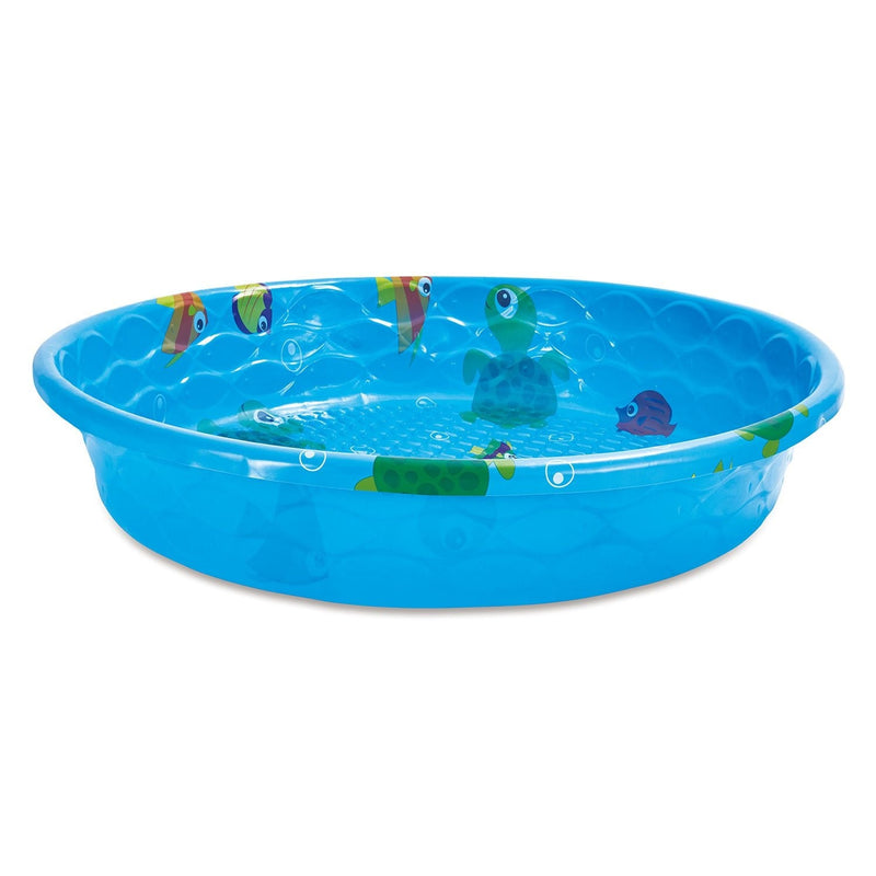 Lightweight Round Plastic Wading Pool, 59 x 11.4-in, Ages 3+ B5828