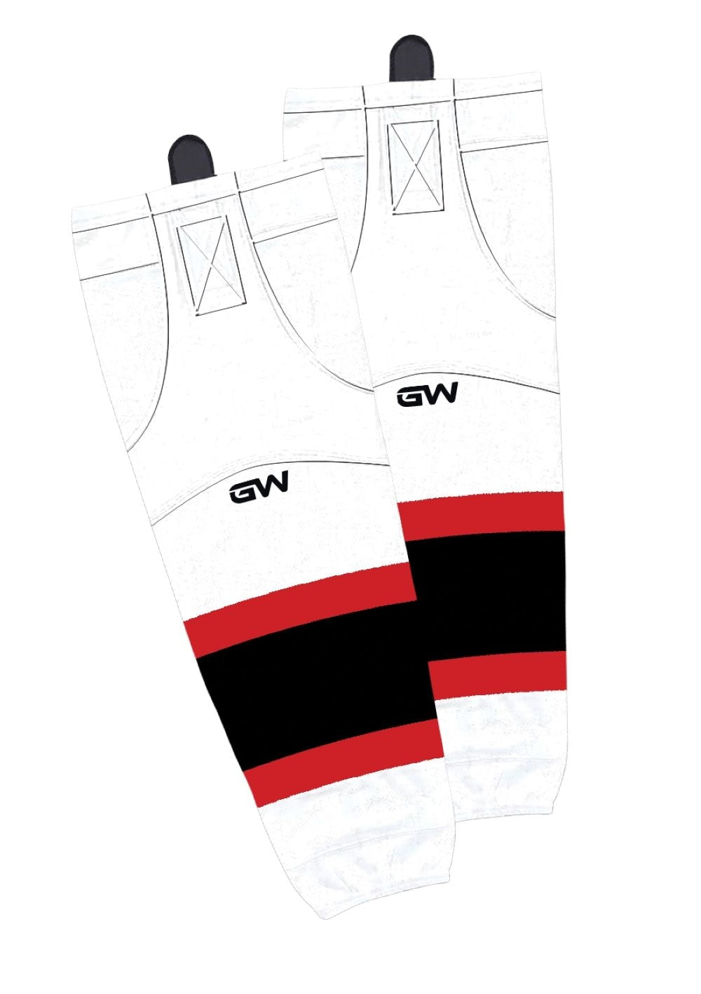 8500 Pro Team Performance Hockey Socks, Away Colours, Assorted Sizes