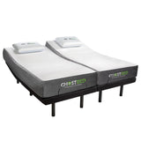 Ghostbed by Nature's Sleep 28 cm (11 in.) Gel Memory Foam Mattress with Adjustable Base