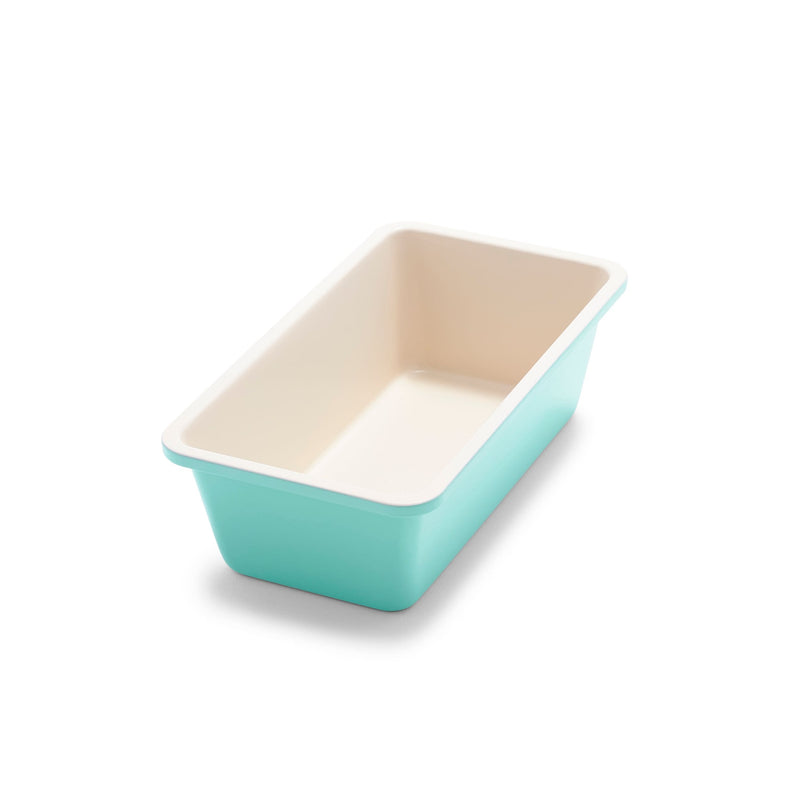 Teal Ceramic Non-Stick Loaf Pan, 9x4.92x2.71-in H4421