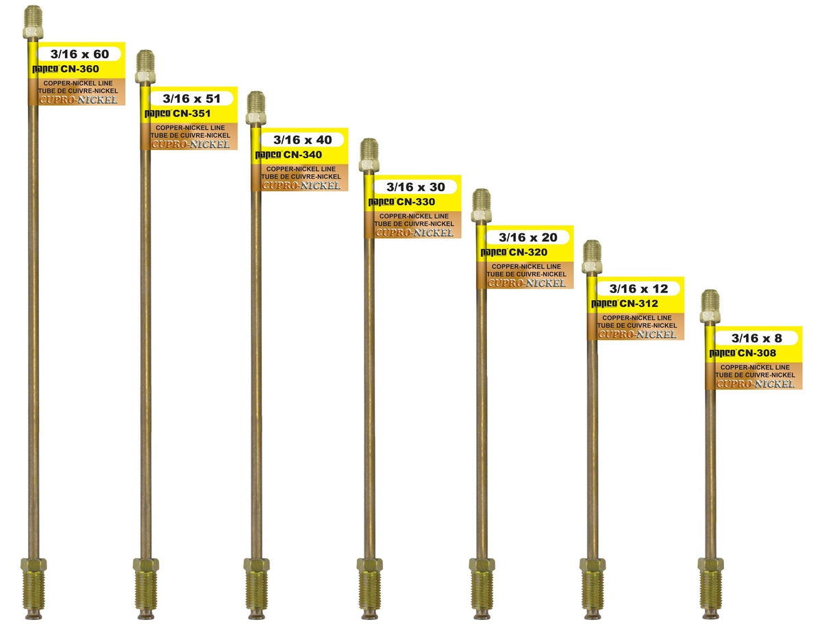 CN340 Copper Nickel Brake Line, Standard, 40 x 3/16-in Please make sure this part fits your need