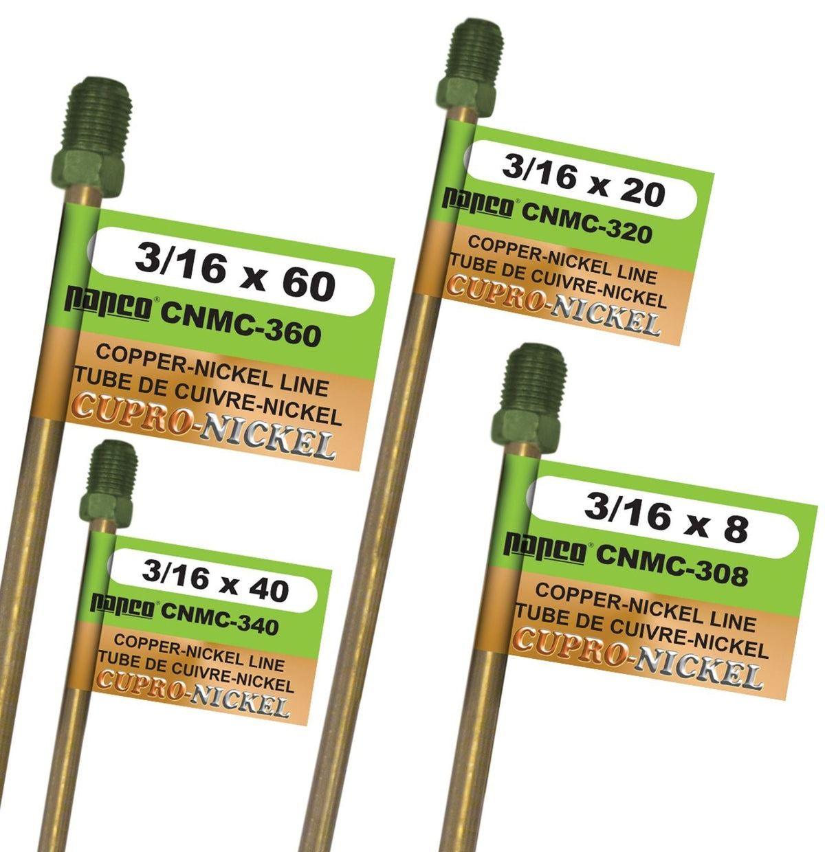 CNMC320 Nickel Brake Line, European, 20 x 3/16-in Please make sure this part fits your need