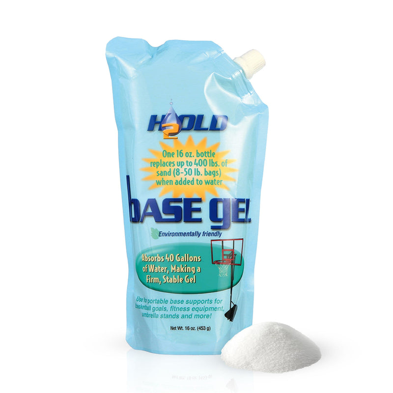 Absorbent Polymer Base Gel, Absorbs 40 Gallons of Water, 16-oz B3555