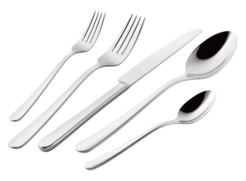 Julietta Flatware Set, Serves 12, 62-pc, Dishwasher Safe R4505